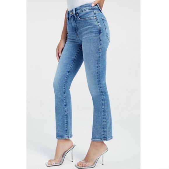 Good American Petite Straight Jeans - size 0/25 - Picture 2 of 6